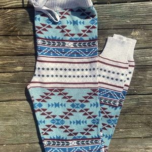 American Eagle Tribal Sweater Leggings